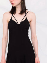 Geriffeltes Minikleid