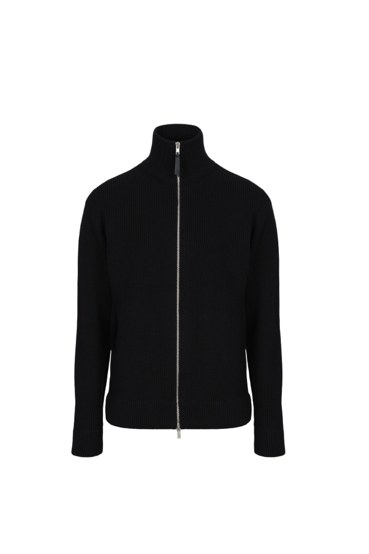 Knit zip-up cardigan – LISKAFASHION
