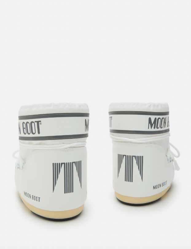 ICON LOW WHITE NYLON BOOTS – LISKAFASHION
