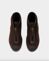 Winter Capsule Bootie in Brown Suede