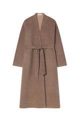 Wrap Coat in Double Faced Wool Cashmere