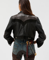 Leather Slim Blouson