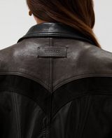 Leather Slim Blouson