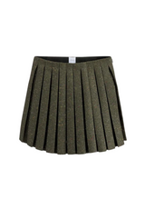 Pleated Miniskirt