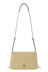 Mini One, Two, Three Bag in leather with shoulder strap