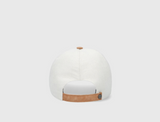 Golfer Baseball Cap With Leather Details