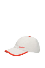 Golfer Baseball Cap With Leather Details