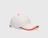 Golfer Baseball Cap With Leather Details