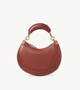 SMALL CHLOÉ BANANA ZIPPED HOBO IN SOFT LEATHER