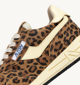 REELWIND LOW SNEAKERS IN LEOPARD SUEDE AND RUTABAGA LEATHER