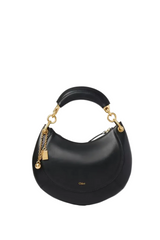 SMALL CHLOÉ BANANA ZIPPED HOBO IN SOFT LEATHER