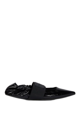Crush ballerinas in naplack leather