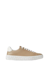 Greca Leather Sneakers