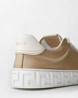 Greca Leather Sneakers