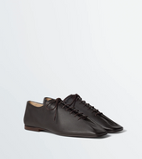 SOURIS FLAT CLASSIC DERBIES IN LEATHER
