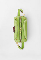 Roomy Small Suede Boston Bag