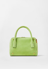 Roomy Small Suede Boston Bag