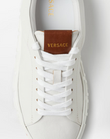 Greca Leather Sneakers