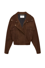 JACKET IN VINTAGE SPLIT LEATHER