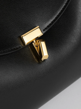 T-lock leather shoulder black