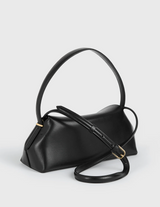 T-lock leather shoulder black