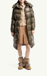 Cavettaz Hooded Long Down Jacket