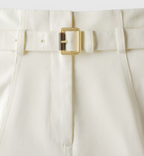 Mid-Length Belted Skirt