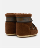 ICON LOW BROWN FLEECE BOOTS