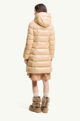 Marusse Hooded Mid-Length Down Jacket