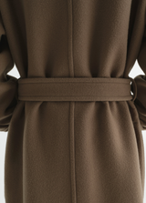 WRAP COAT IN DOUBLE WOOL