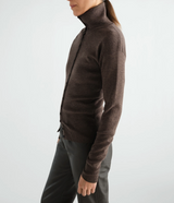 BUTTONED TOP IN FINE MERINO WOOL