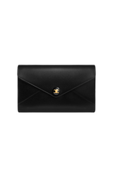 ENVELOPE WALLET ON CHAIN IN Shiny calfskin