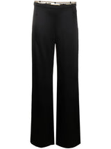 Alexander Wang crystal-embellished silk pajama shirt - LISKAFASHION