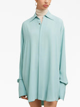 AMI Paris long-sleeve shirtdress - LISKAFASHION