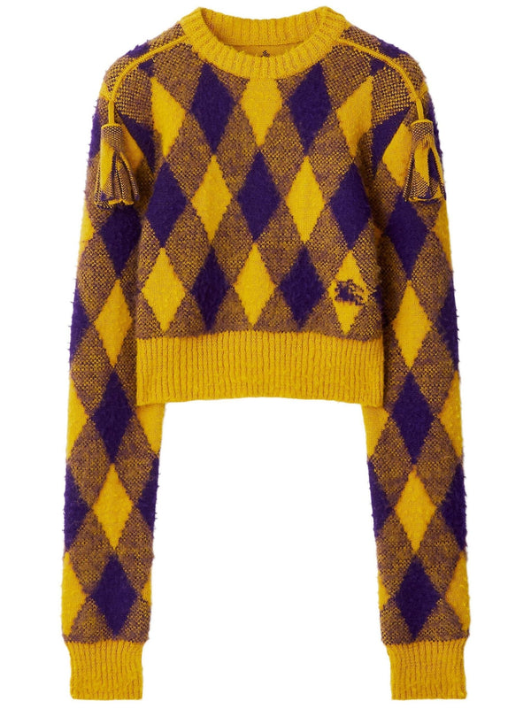 Burberry Equestrian Knight-motif wool jumper - LISKAFASHION