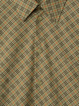 check - pattern cotton shirt - LISKAFASHION