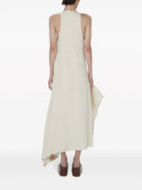 JW Anderson V-neck asymmetric maxi dress - LISKAFASHION
