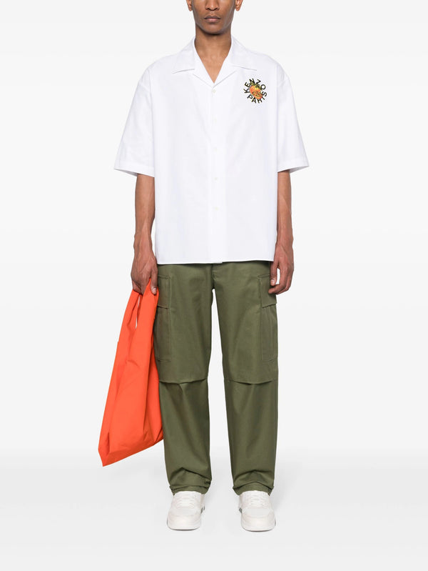 Kenzo Orange cotton shirt - LISKAFASHION
