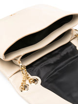 Lancel logo-embossed leather shoulder bag - LISKAFASHION
