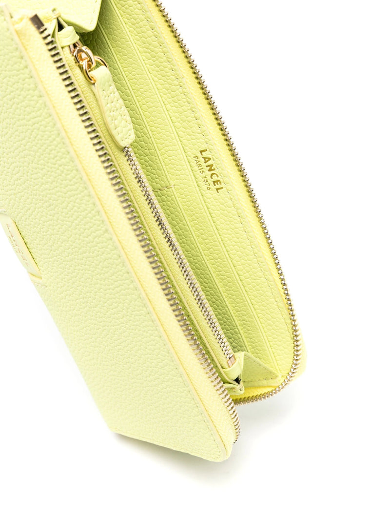 Lancel Ninon leather zipped wallet - LISKAFASHION
