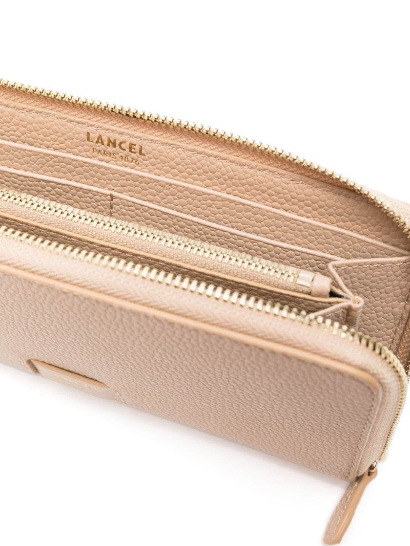 Lancel Ninon leather zipped wallet - LISKAFASHION