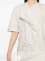 LEMAIRE short-sleeve wrap dress - LISKAFASHION