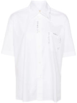 logo - embroidered shirt - LISKAFASHION