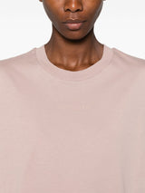 logo - patch cotton T - shirt - LISKAFASHION
