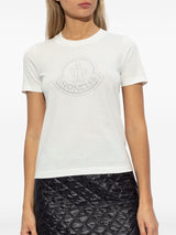 logo - print cotton T - shirt - LISKAFASHION