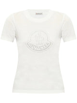 logo - print cotton T - shirt - LISKAFASHION