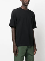 Maison Kitsuné fox-patch cotton T-shirt - LISKAFASHION