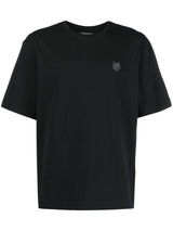 Maison Kitsuné fox-patch cotton T-shirt - LISKAFASHION