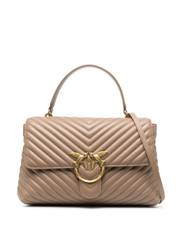 PINKO large Lady Love Puff quilted tote bag - LISKAFASHION