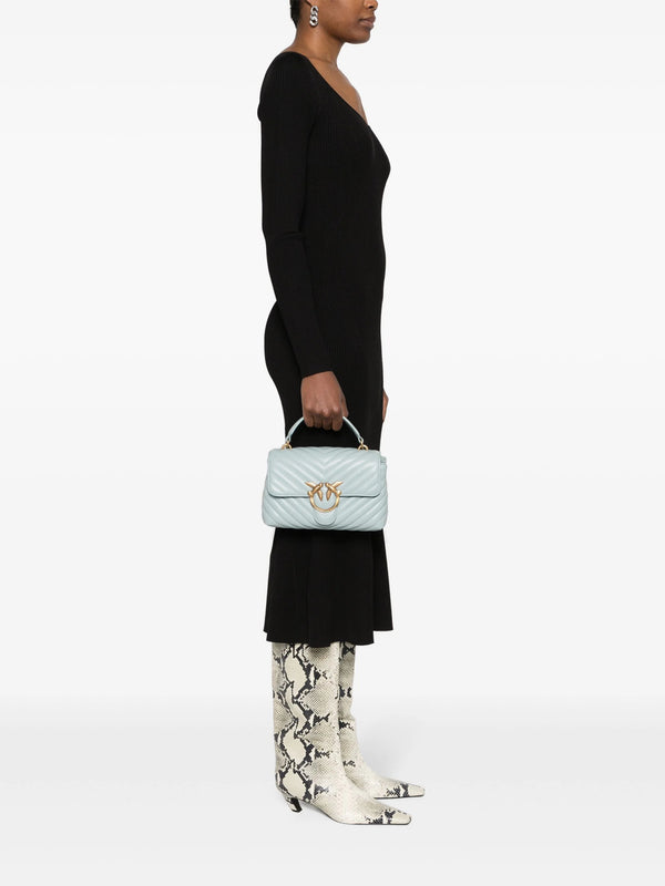 PINKO mini Lady Love Bag Puff Chevron tote bag - LISKAFASHION
